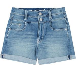 NWT WallFlower Sassy High-Rise Denim Shorts Size 15